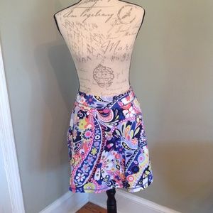NWOT Talbots floral skort. Sz L. $24